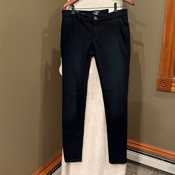 NWT LOFT Denim Leggings size 10 - Picture 3 of 7